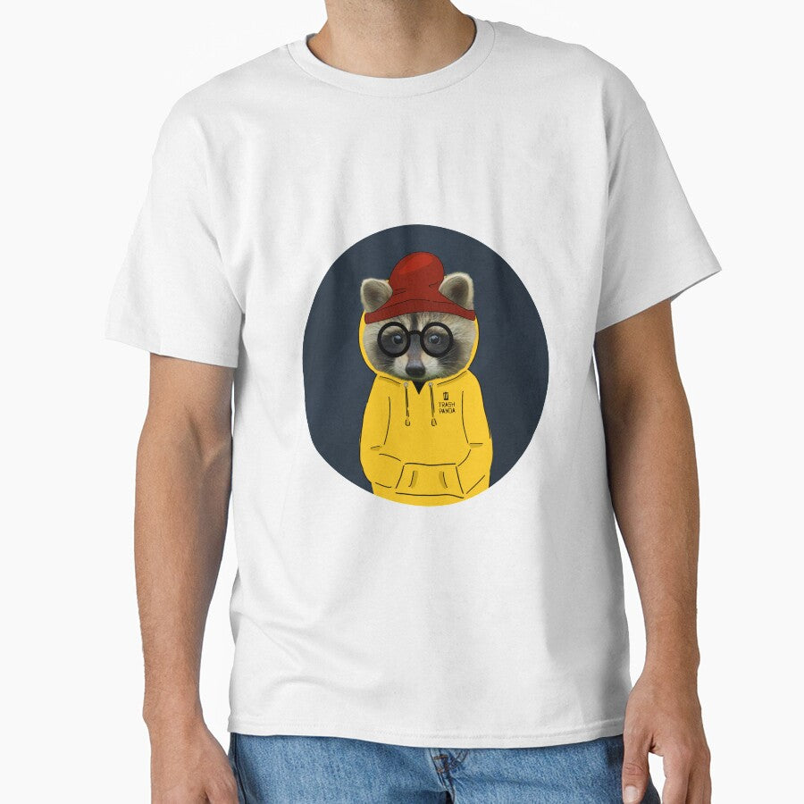 Trash Panda Hipster Raccoon by cpaquette T-Shirts, Hoodie, Sweatshirt | BlankRebels.com (Image 1)