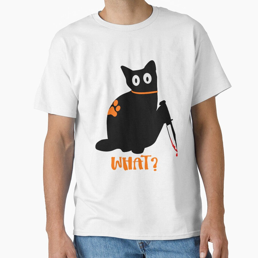 Happy Halloween/Black Cat Halloween by Maya75 T-Shirts, Hoodie, Sweatshirt | BlankRebels.com (Image 1)