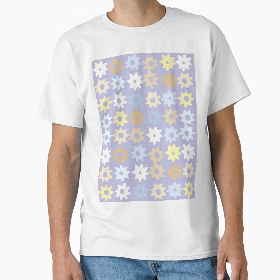 PASTEL PURPLE BOHO STAR PATTERN by blomastudios T-Shirts, Hoodie, Sweatshirt | BlankRebels.com (Image 1)