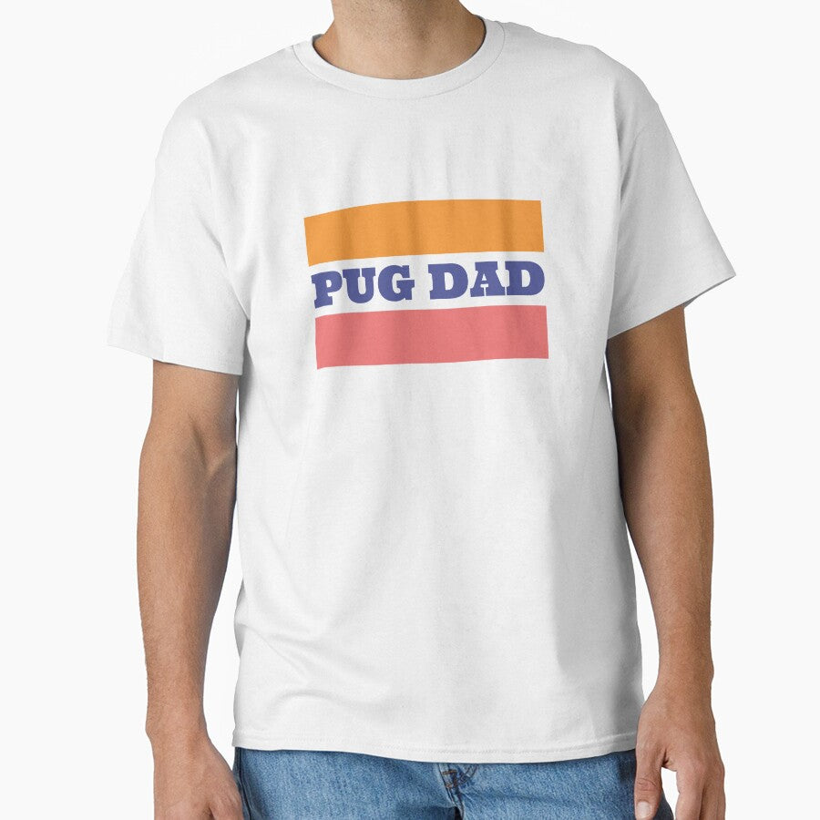 Vintage Pug Dad Retro 60s 70s by Guarddogdrive T-Shirts, Hoodie, Sweatshirt | BlankRebels.com (Image 1)