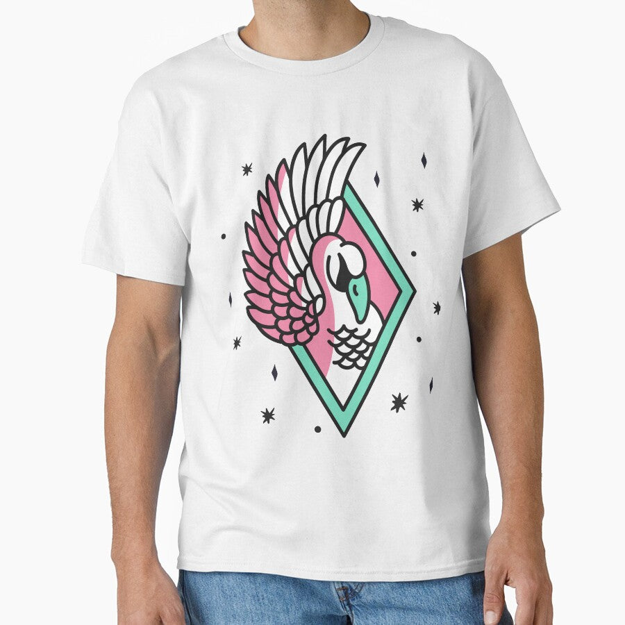 Traditional Style Swan Tattoo by RetroFrost T-Shirts, Hoodie, Sweatshirt | BlankRebels.com (Image 1)