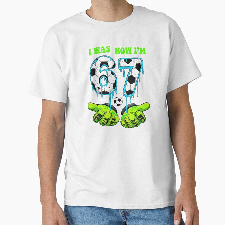 I Was 6 Now I’m 7 Soccer Birthday Boy Funny by gladysenglish