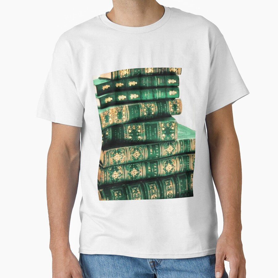 Books green gold aesthetic SKY by loveislovestore T-Shirts, Hoodie, Sweatshirt | BlankRebels.com (Image 1)