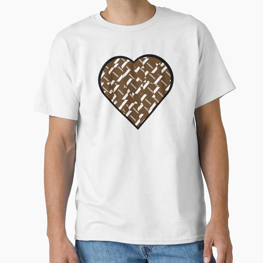 Football Heart Love Design by cmd-art T-Shirts, Hoodie, Sweatshirt | BlankRebels.com (Image 1)