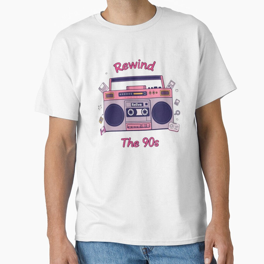 1990s Bodacious Vibes: Rewind & Relive Retro Art by JAYASA T-Shirts, Hoodie, Sweatshirt | BlankRebels.com (Image 1)