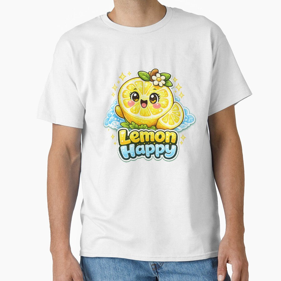 Happy Lemon – Happy Kawaii Lemon | Cute Happy Lemon Kawaii Design by apanoracar