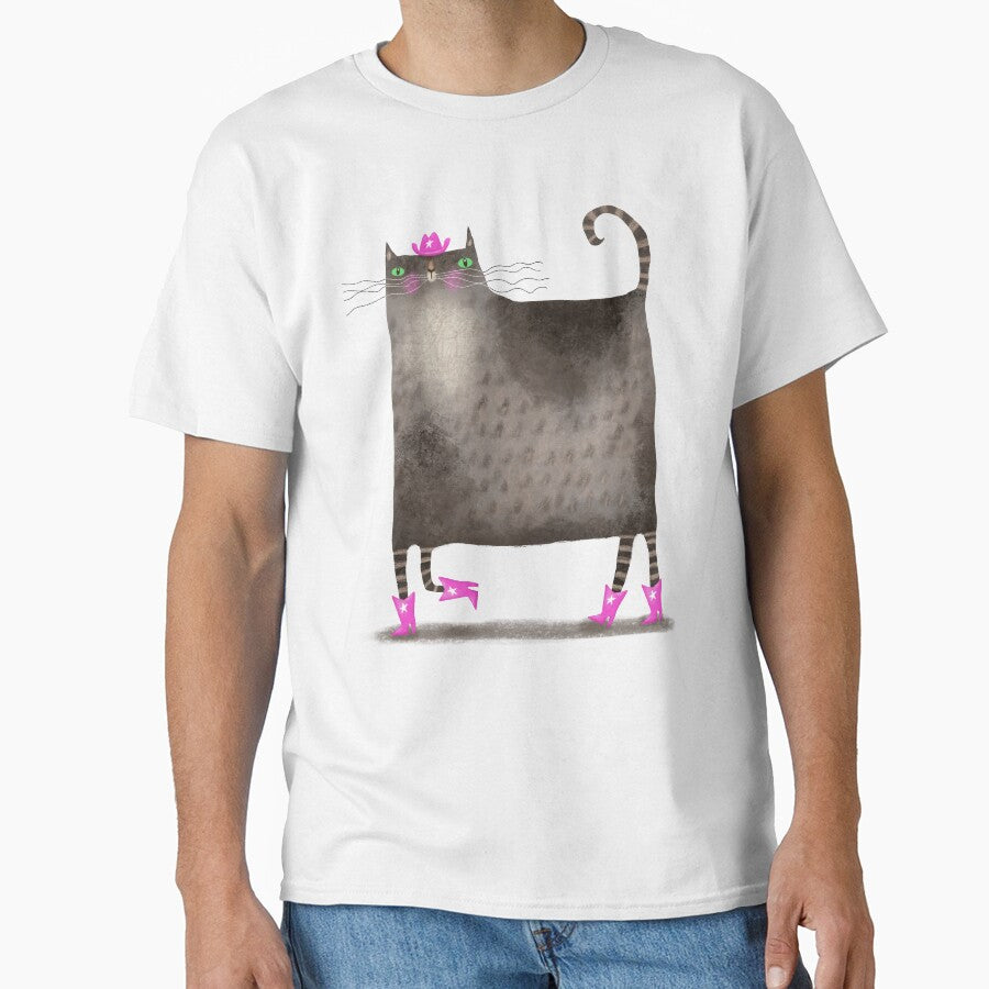 Tabby Cowboy Cat by poket.piktures T-Shirts, Hoodie, Sweatshirt | BlankRebels.com (Image 1)