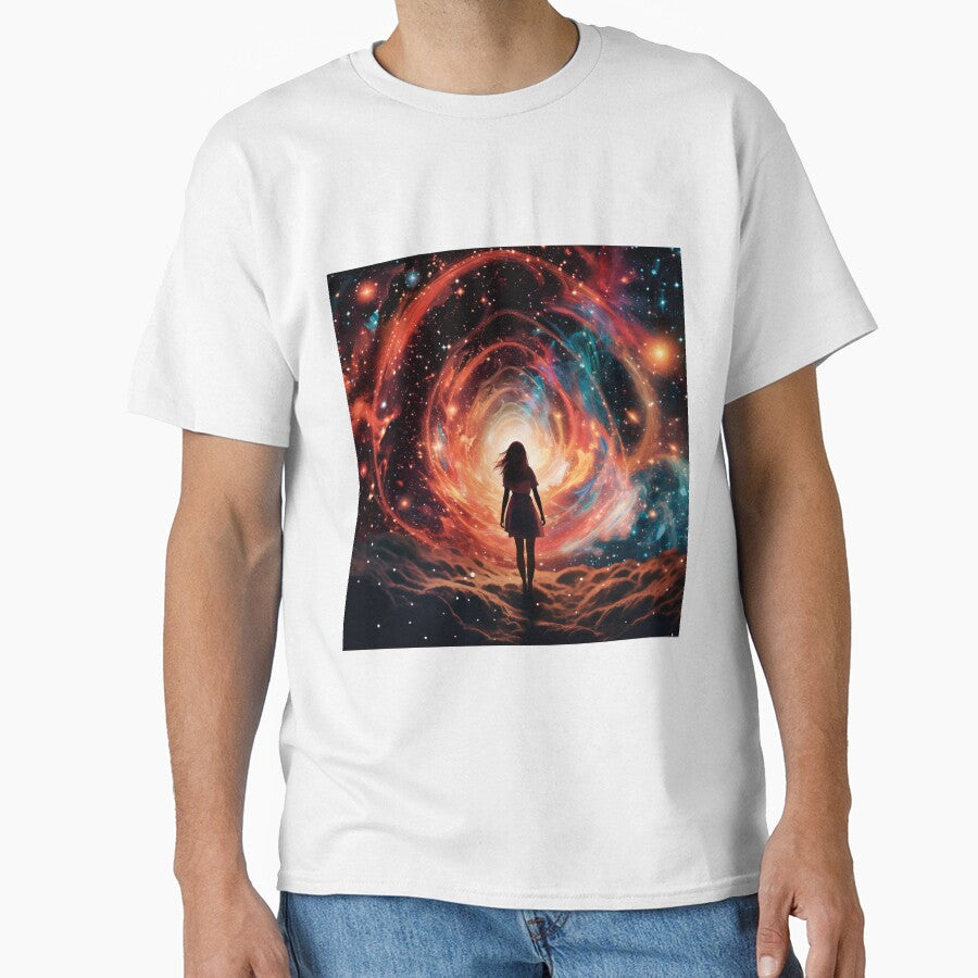 Space Girl galaxy by PrintyArts T-Shirts, Hoodie, Sweatshirt | BlankRebels.com (Image 1)