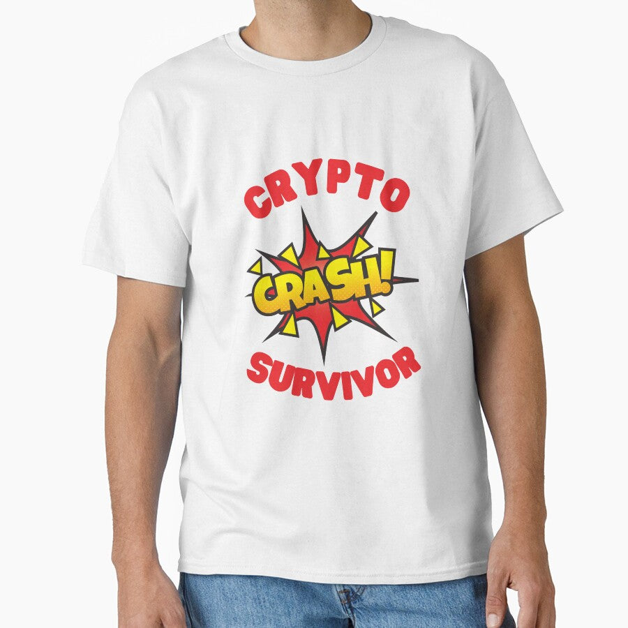 Crypto crash survivor by Rocklights T-Shirts, Hoodie, Sweatshirt | BlankRebels.com (Image 1)