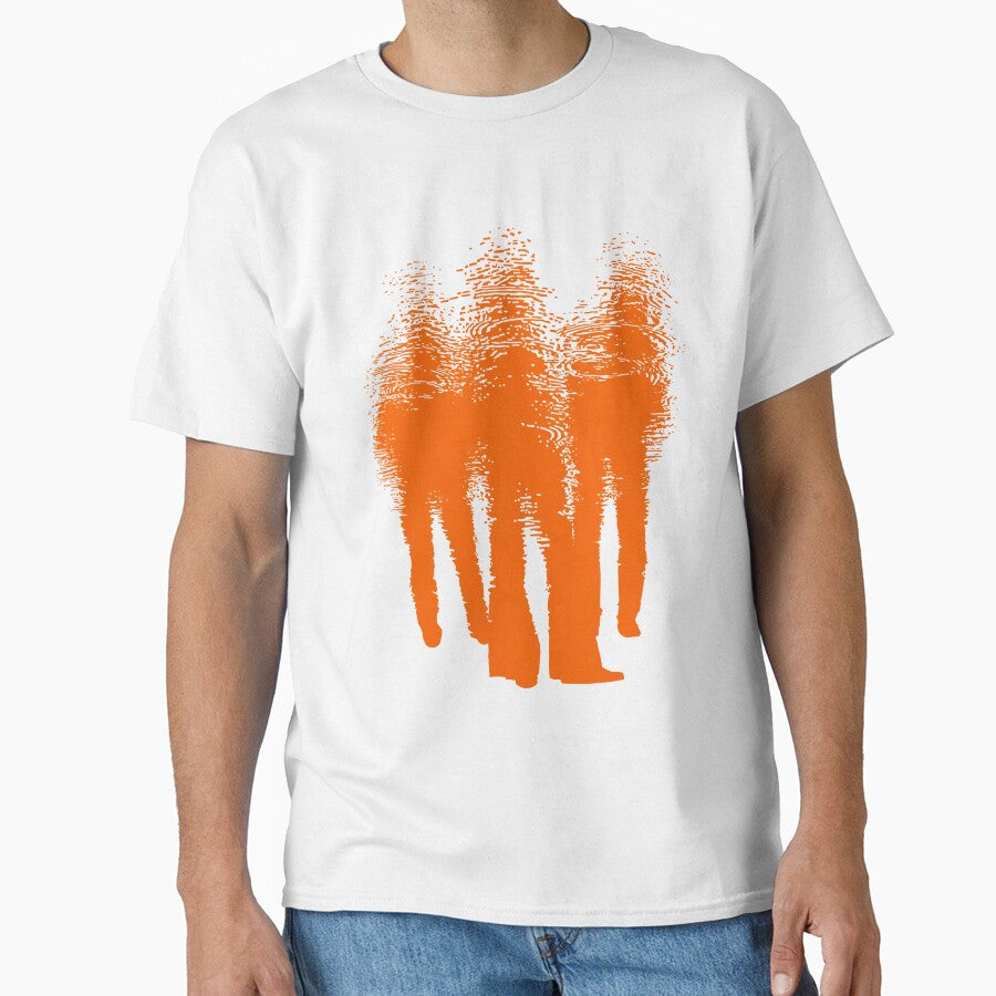 TRIO. PUDDLE ART GRAPHIC. ORANGE. by 5hertz