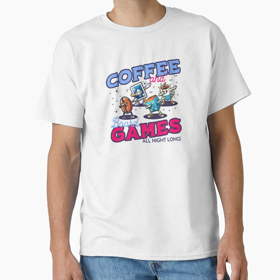 Boardgames - Coffee and Games by strokli T-Shirts, Hoodie, Sweatshirt | BlankRebels.com (Image 1)