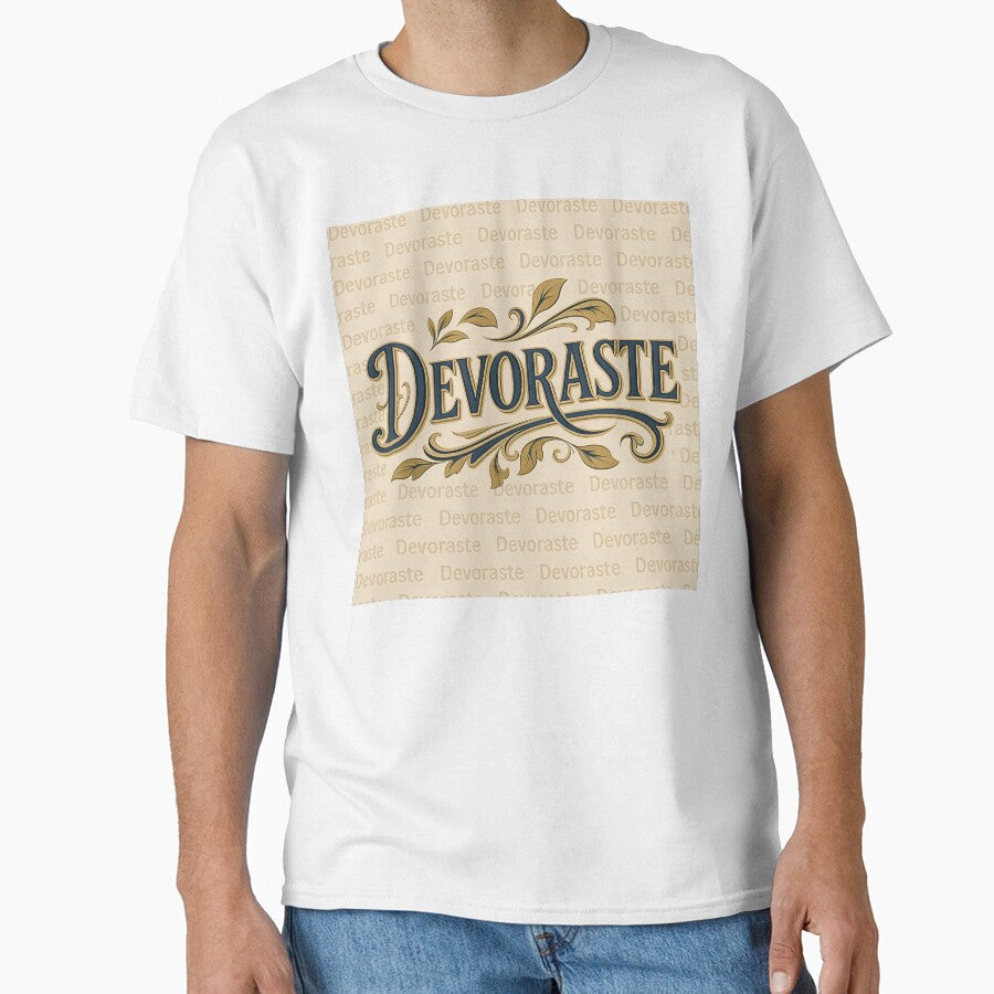 You devoured – Elegant Typographic Art. By COLORALMY by Coloralmy T-Shirts, Hoodie, Sweatshirt | BlankRebels.com (Image 1)