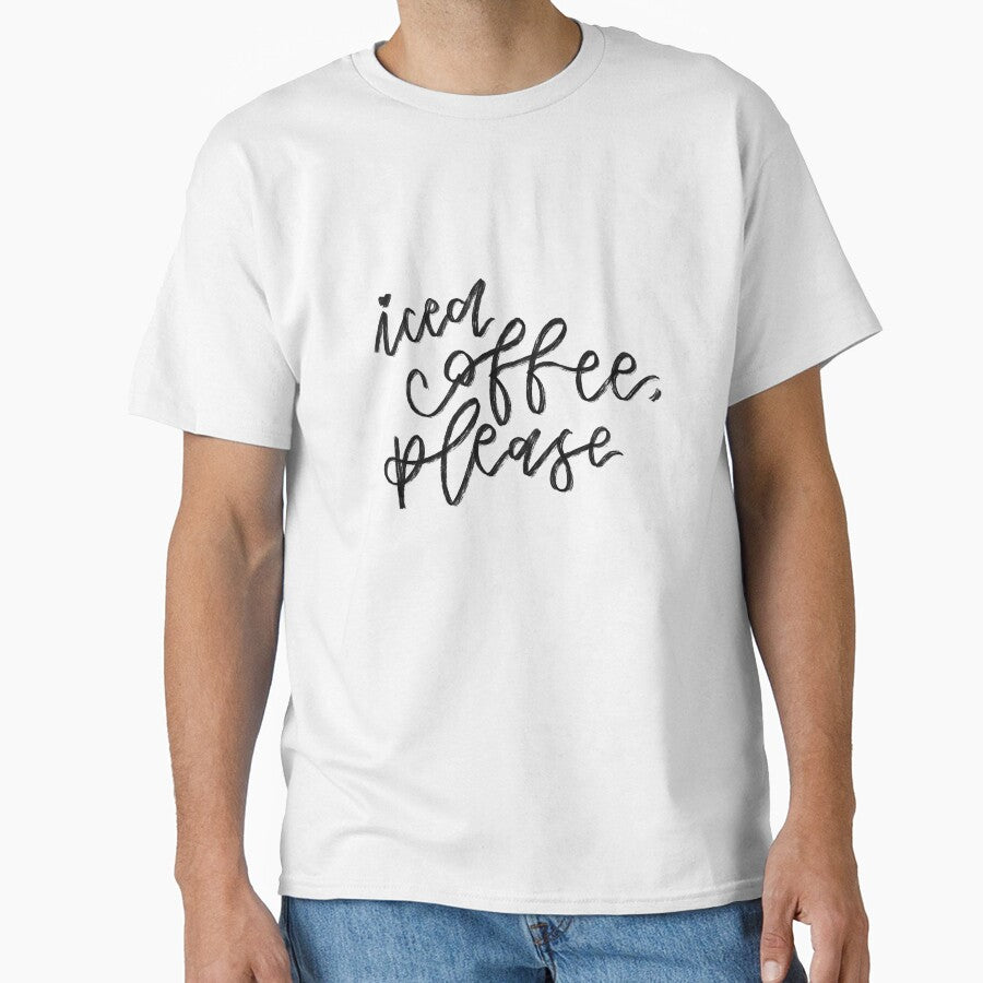Iced coffee lettering by Kborek112 T-Shirts, Hoodie, Sweatshirt | BlankRebels.com (Image 1)