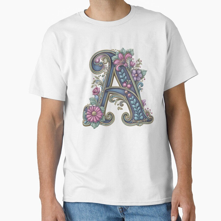 Belle Epoque Monogram A by Boddicca T-Shirts, Hoodie, Sweatshirt | BlankRebels.com (Image 1)