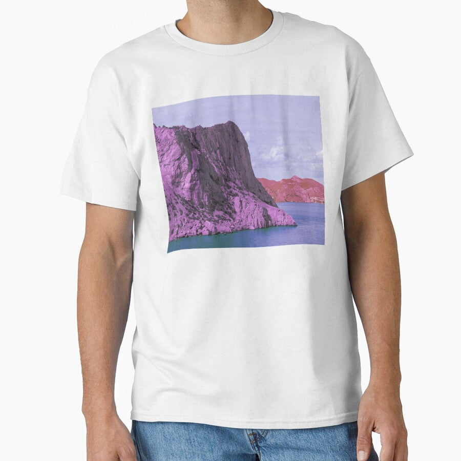 Retro Landscape Vaporwave Style by Peekonet T-Shirts, Hoodie, Sweatshirt | BlankRebels.com (Image 1)