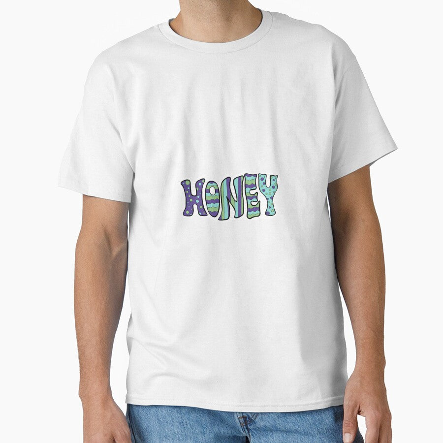 90s Inspired Honey Design - White Background by bessie-d T-Shirts, Hoodie, Sweatshirt | BlankRebels.com (Image 1)
