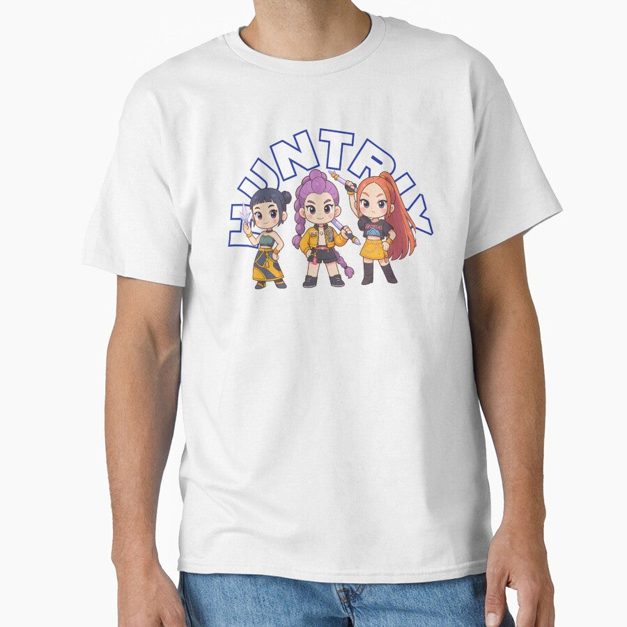 Huntrix Kpop Demon Hunters Chibi by yunfert T-Shirts, Hoodie, Sweatshirt | BlankRebels.com (Image 1)