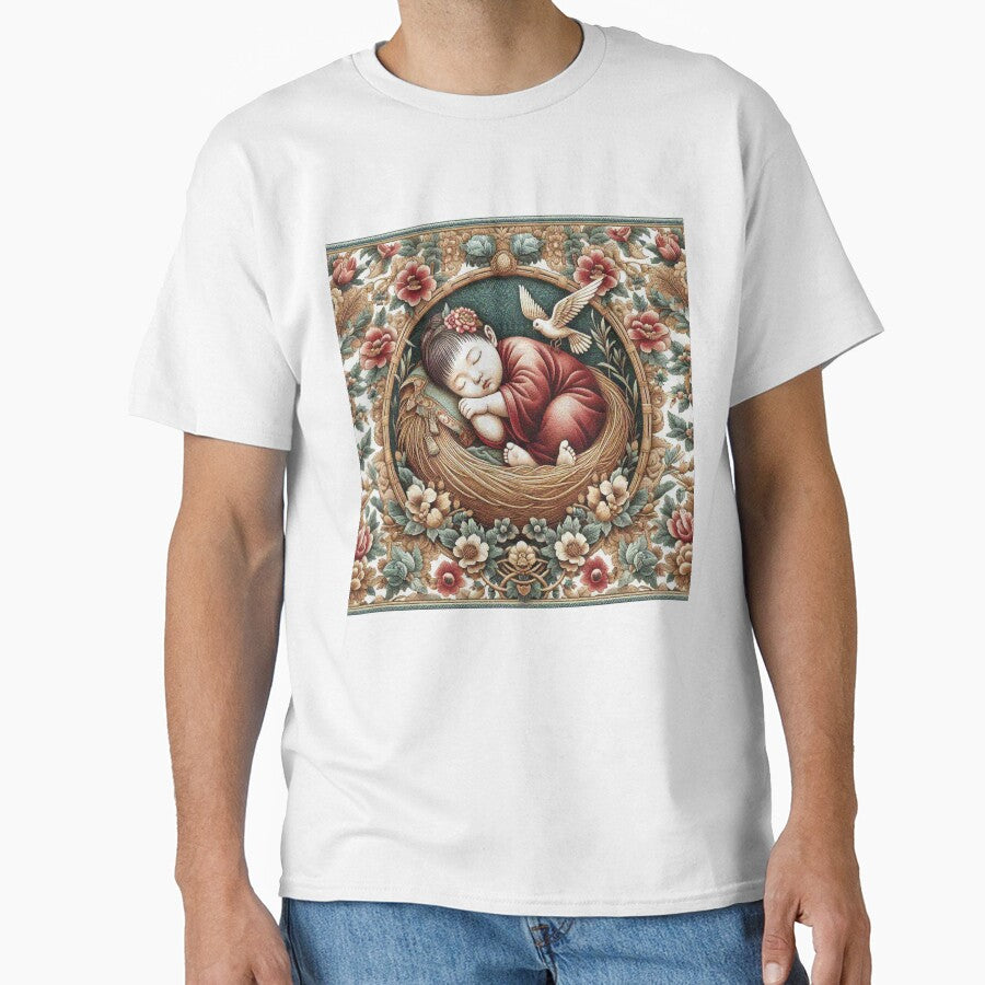 Sleeping Child in Mother's Nest mothers day gift by Illuministique T-Shirts, Hoodie, Sweatshirt | BlankRebels.com (Image 1)