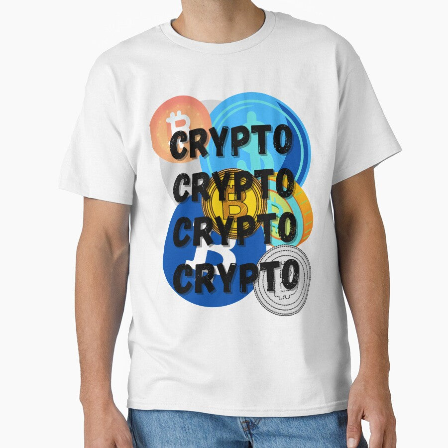 Crypto crypto crypto  crypto Daddy Crypto currency Bitcoin Geek by BronikowskiART T-Shirts, Hoodie, Sweatshirt (Image 1)