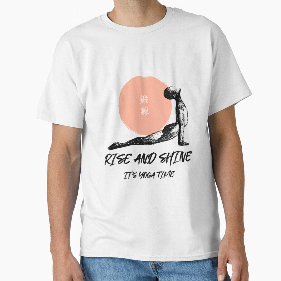 Funny Yoga Rise and Shine by RiseandShineTee T-Shirts, Hoodie, Sweatshirt | BlankRebels.com (Image 1)