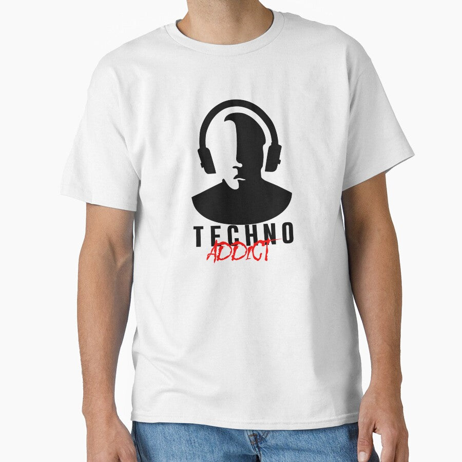Techno Addict Black T-Shirts, Hoodie, Sweatshirt