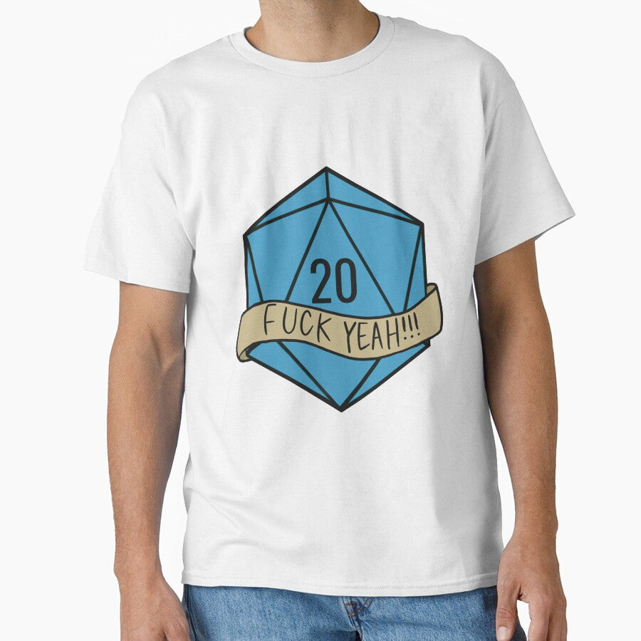 Fuck Yeah!!! D20 by ladystromas T-Shirts, Hoodie, Sweatshirt | BlankRebels.com (Image 1)