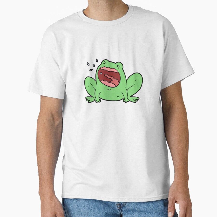 Screaming froggy, little funny screaming frog. by T-Look T-Shirts, Hoodie, Sweatshirt | BlankRebels.com (Image 1)