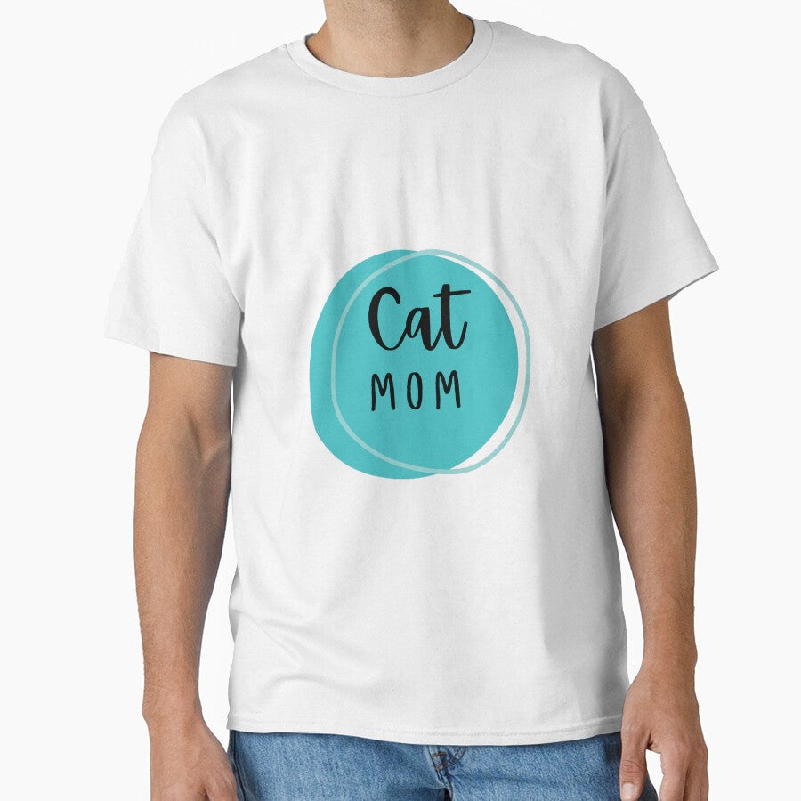 Cat mom turquoise by ghilardimghil T-Shirts, Hoodie, Sweatshirt | BlankRebels.com (Image 1)