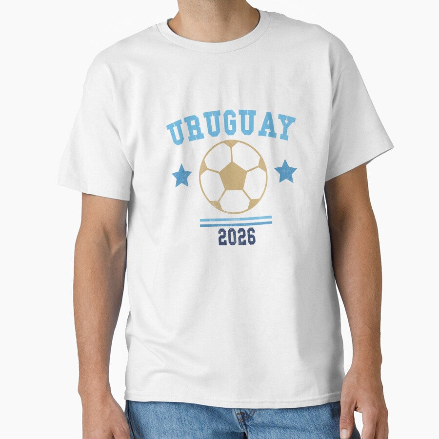Uruguay 2026 — Vintage Soccer Tee by C & T ArtLab