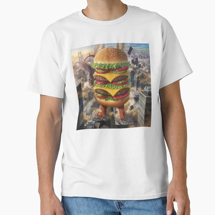 burgerzilla by richard ely T-Shirts, Hoodie, Sweatshirt | BlankRebels.com (Image 1)