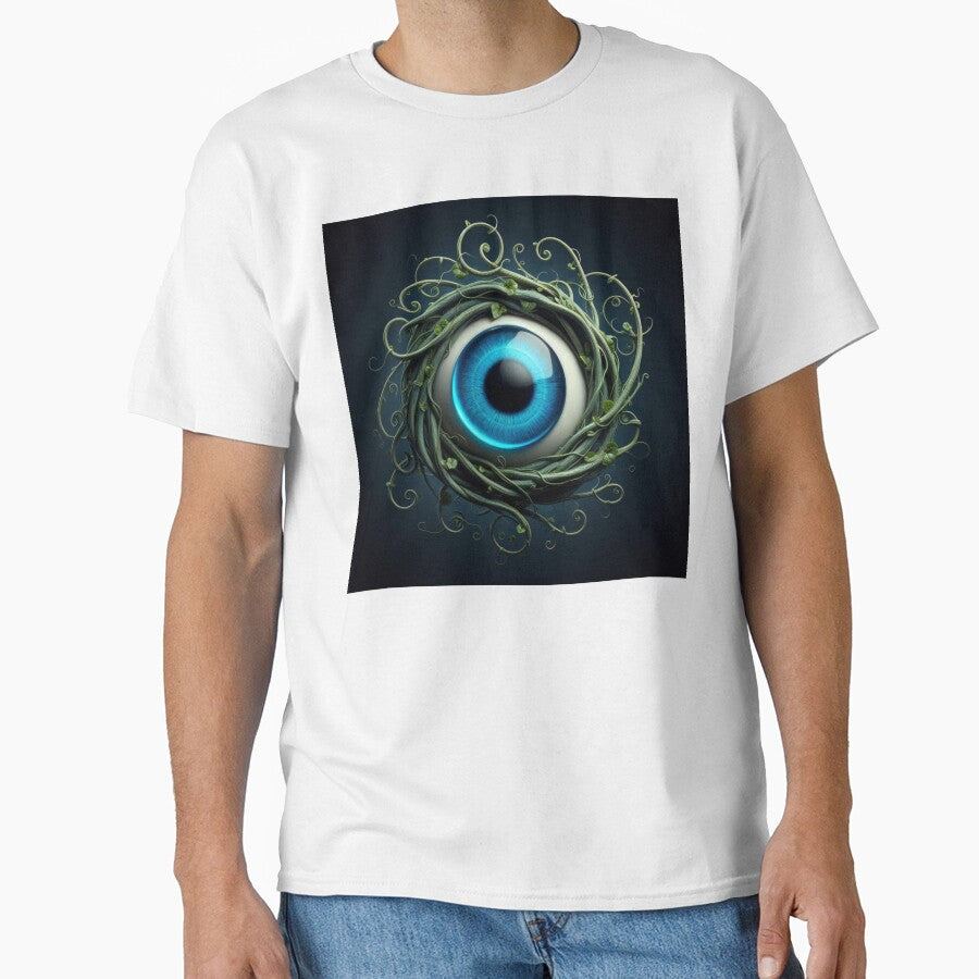 Sacred Growth – Evil Eye in Botanical Form by ashokreddy343 T-Shirts, Hoodie, Sweatshirt | BlankRebels.com (Image 1)