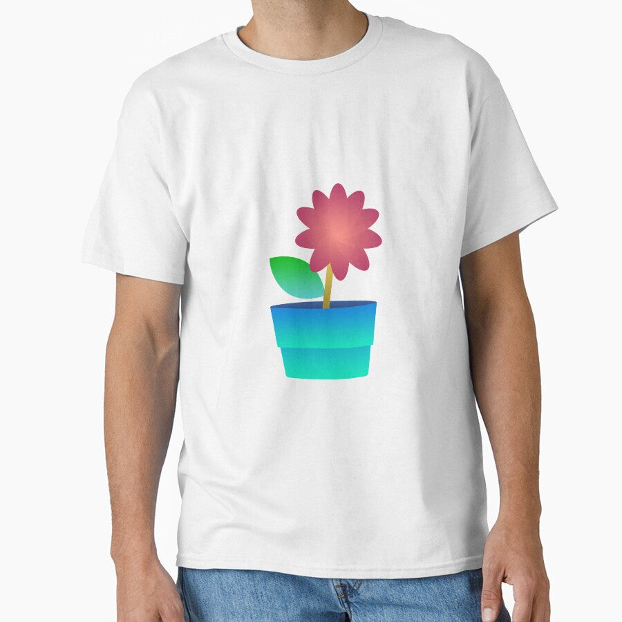 digital flower in a pot by KheinJohn T-Shirts, Hoodie, Sweatshirt | BlankRebels.com (Image 1)