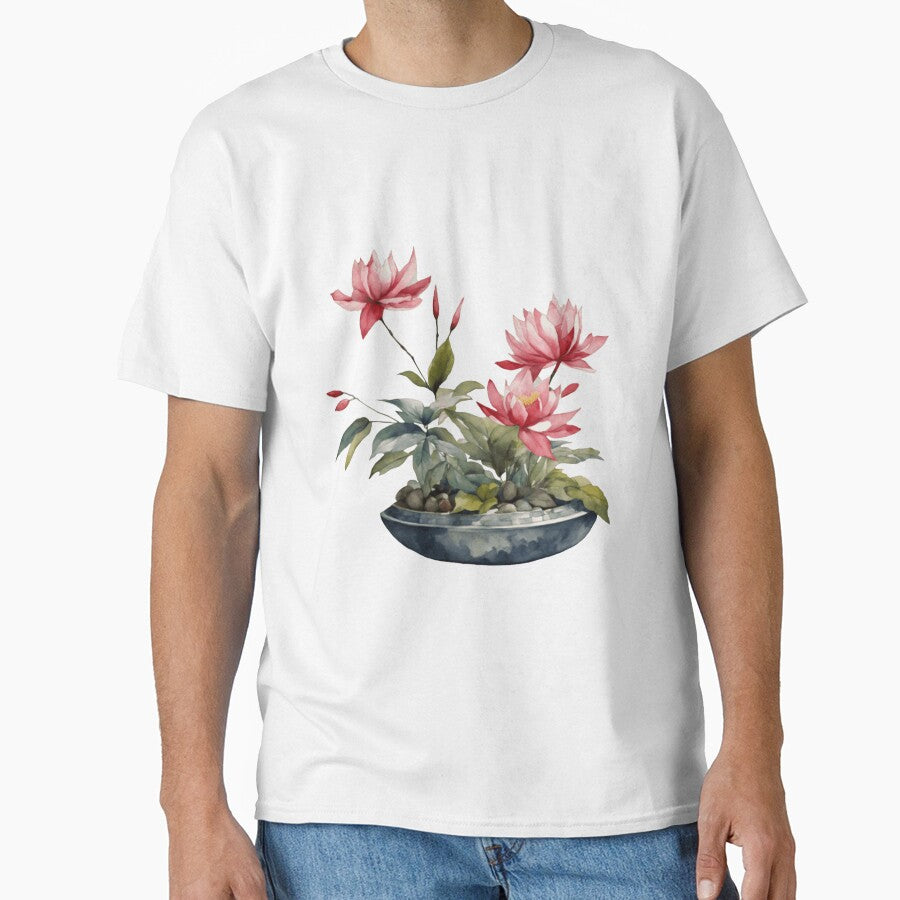 Japanese Art: Ikebana | Japanese Style | Gift for Lover of Japan by UnhingedBird T-Shirts, Hoodie, Sweatshirt (Image 1)