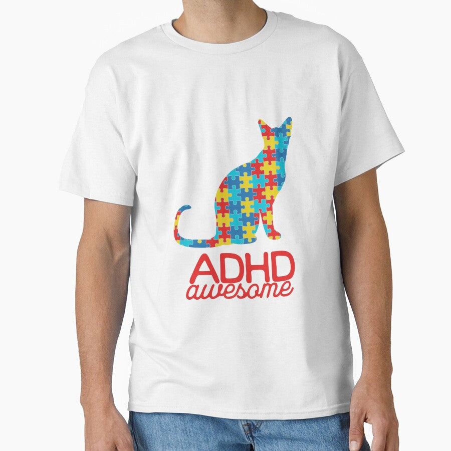 ADHD Awesome by CyberYogi T-Shirts, Hoodie, Sweatshirt | BlankRebels.com (Image 1)
