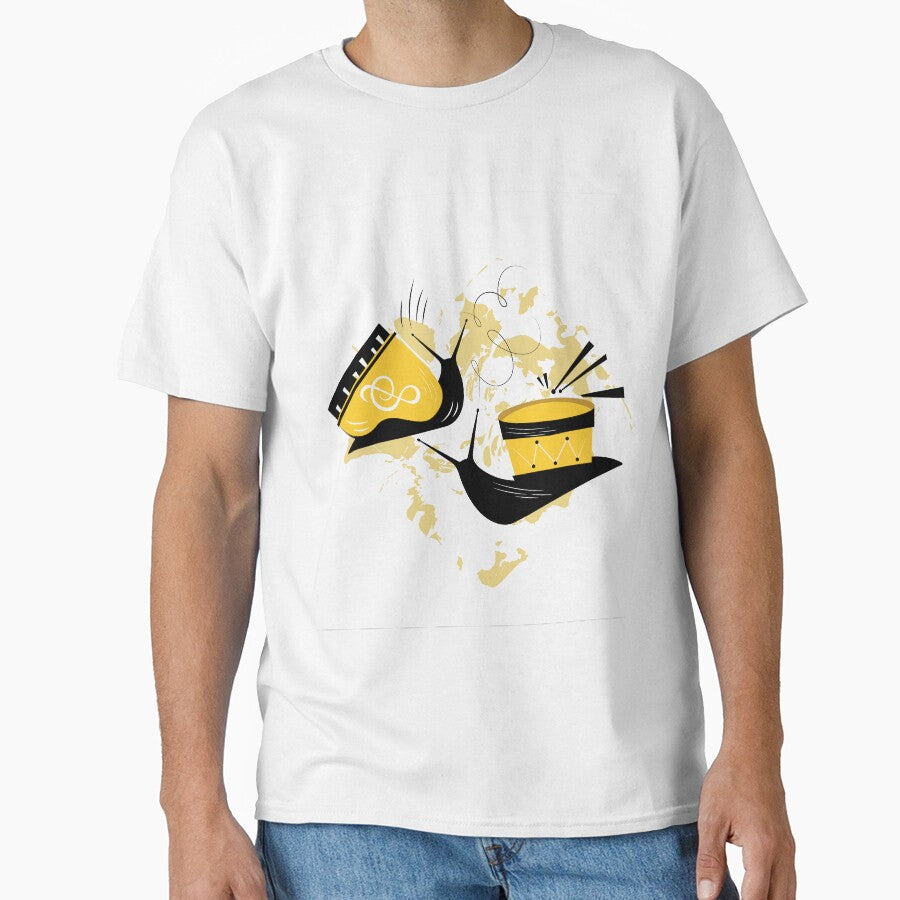 Music Snails, Piano and Drum Snails by Artpeggio T-Shirts, Hoodie, Sweatshirt | BlankRebels.com (Image 1)