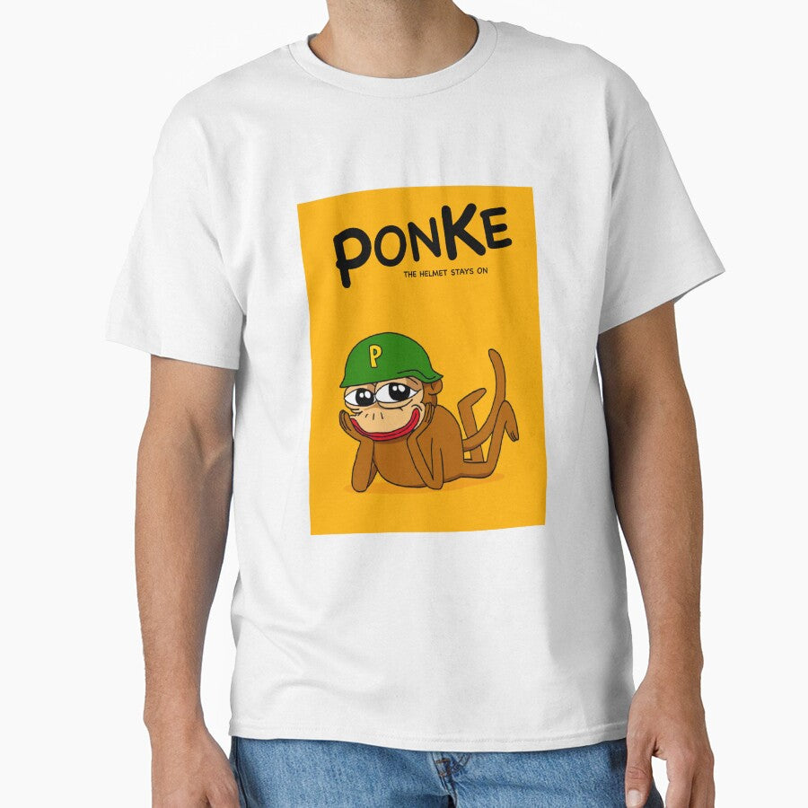 Ponke monkey by HaisterDesign T-Shirts, Hoodie, Sweatshirt | BlankRebels.com (Image 1)