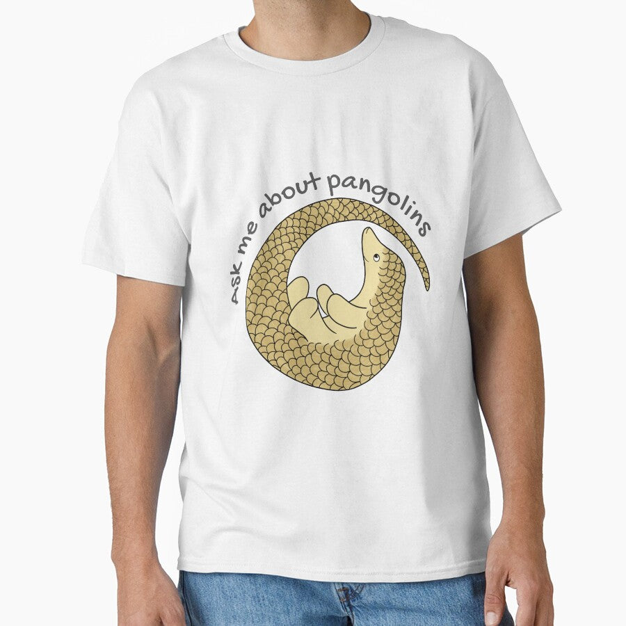 Ask me about pangolins by RachelLShaw T-Shirts, Hoodie, Sweatshirt | BlankRebels.com (Image 1)