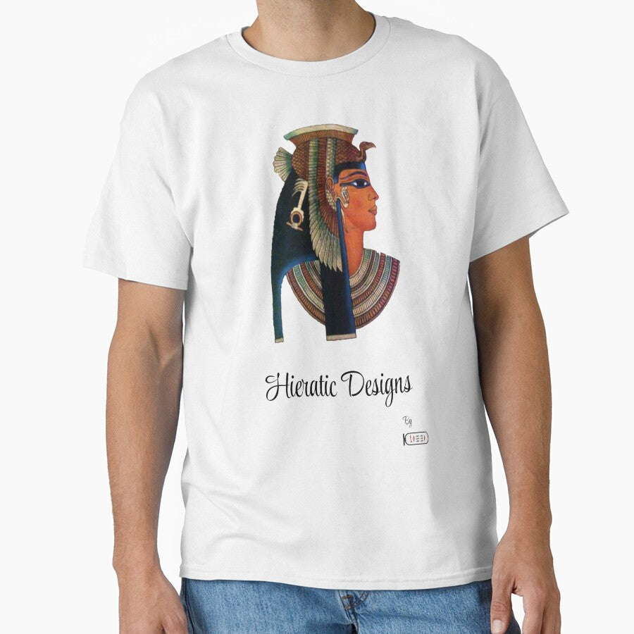 Egyptian Nefertiti Hieratic Designs by Teira by Novelty Trendz T-Shirts, Hoodie, Sweatshirt | BlankRebels.com (Image 1)