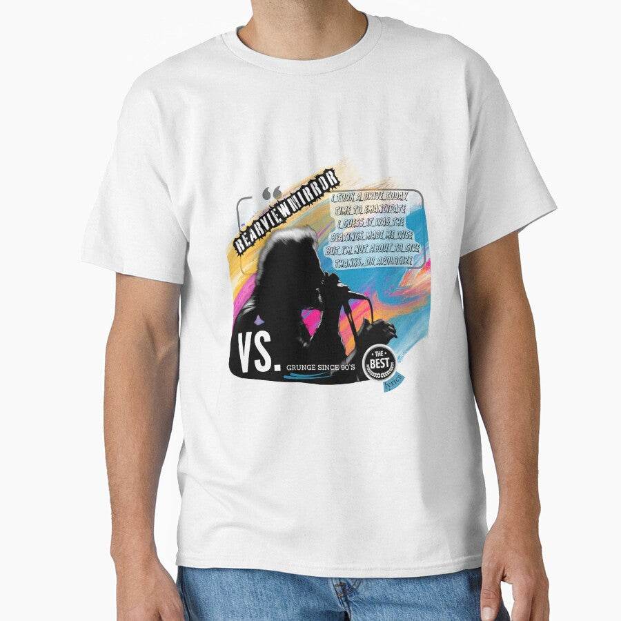 RearViewMirror Track Lyrics - FAN VS. Grunge 90s nostalgia - Best Lyrics Series by fleive T-Shirts, Hoodie,... (Image 1)