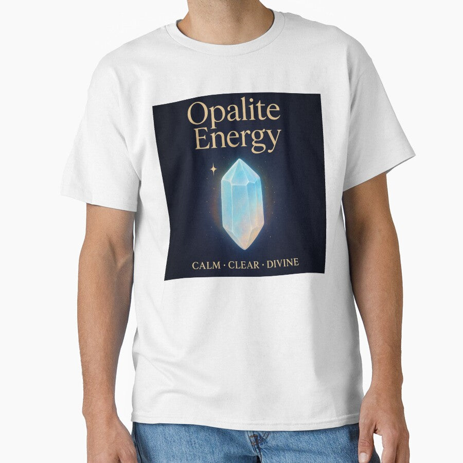 Opalite Energy – Calm, Clear & Divine Crystal Aesthetic Design by Lagwsal22 T-Shirts, Hoodie, Sweatshirt (Image 1)