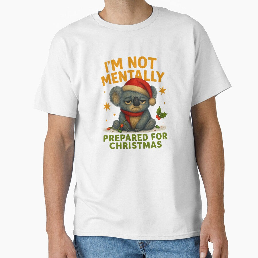 Not Mentally Ready Christmas Koala by Liv Solara T-Shirts, Hoodie, Sweatshirt | BlankRebels.com (Image 1)