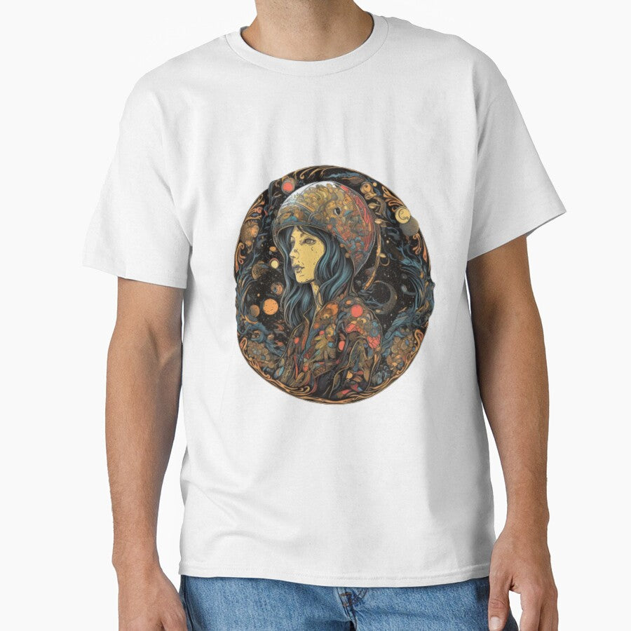 vintage art lady in thoughts by amitranvan T-Shirts, Hoodie, Sweatshirt | BlankRebels.com (Image 1)