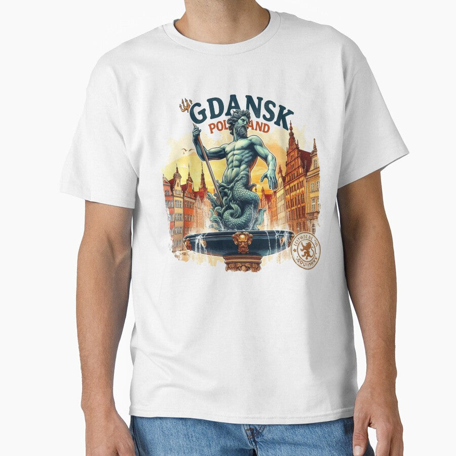 Gdansk Poland Travel Art by erkinmaddison T-Shirts, Hoodie, Sweatshirt | BlankRebels.com (Image 1)