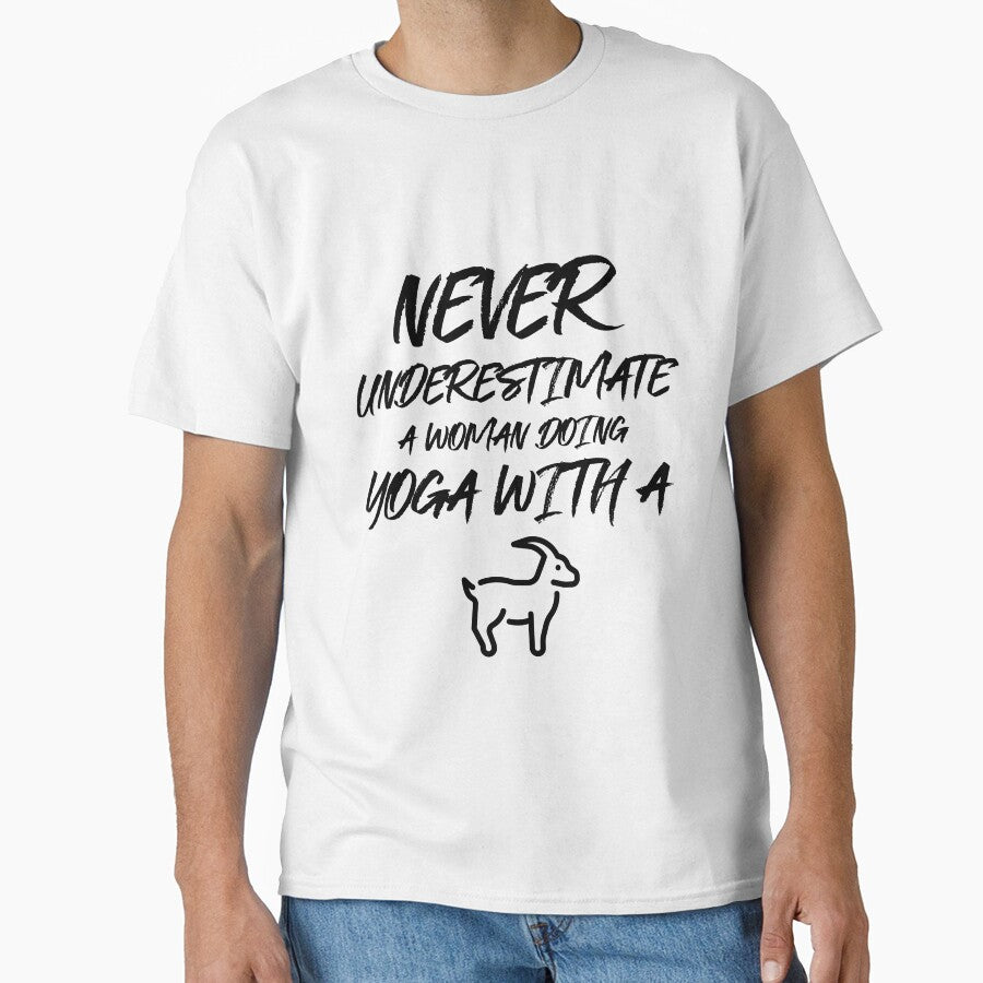 Funny Yoga With Goats by RiseandShineTee