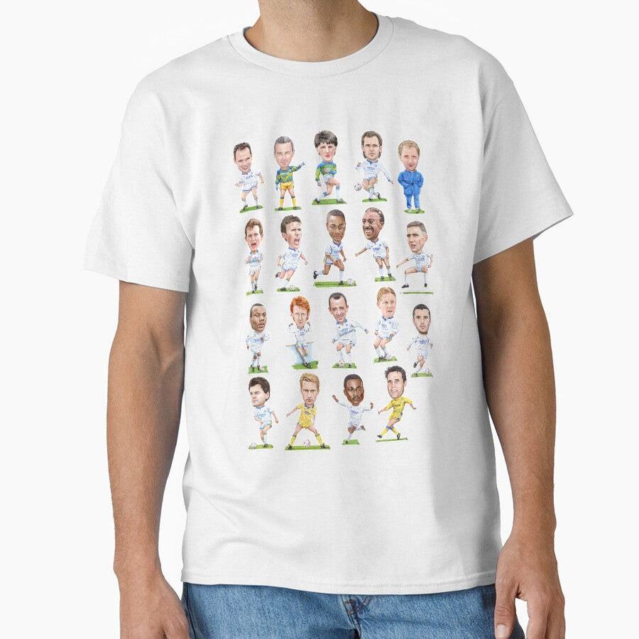 LUFC Howard Wilkinson Era by Paul Aitch Art T-Shirts, Hoodie, Sweatshirt | BlankRebels.com (Image 1)