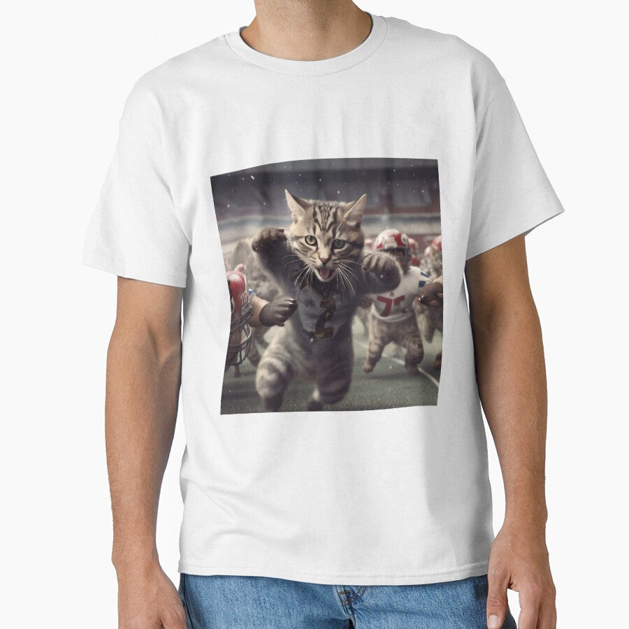 Team Cats Are Playing Football by BDMeow
