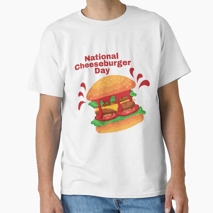 National Cheeseburger Day by AKANKEDESIGN T-Shirts, Hoodie, Sweatshirt | BlankRebels.com (Image 1)