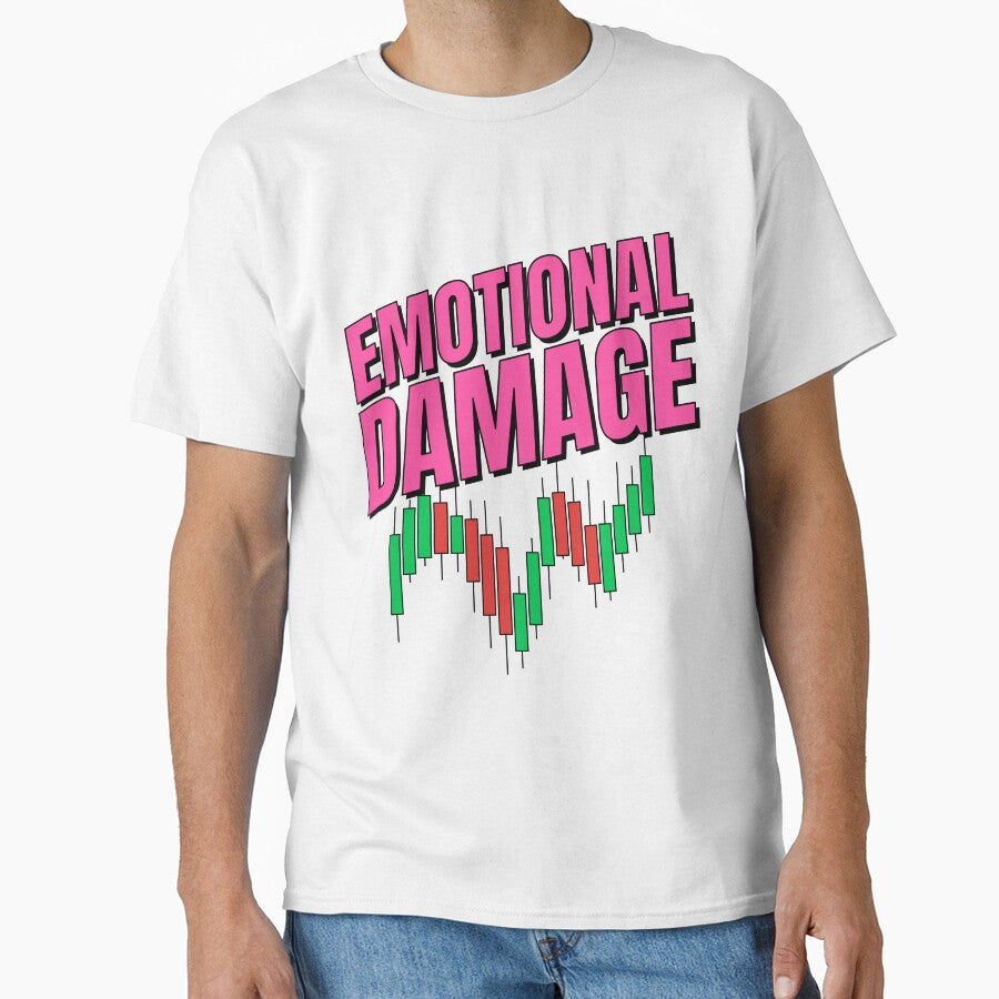 Emotional Damage Trading Meme – Stock Market Candlestick Chart Humor by PixelPlush T-Shirts, Hoodie, Sweatshirt (Image 1)