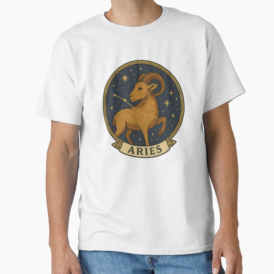 Aries Zodiac Sign – Aries Zodiac Design by Paschka-Shop T-Shirts, Hoodie, Sweatshirt | BlankRebels.com (Image 1)