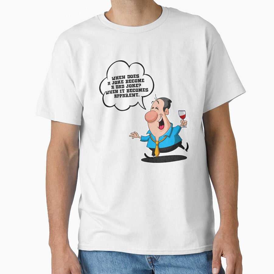 Dad Jokes Collection Dad Joke - Becomes Apparent Gift by TTFMerch